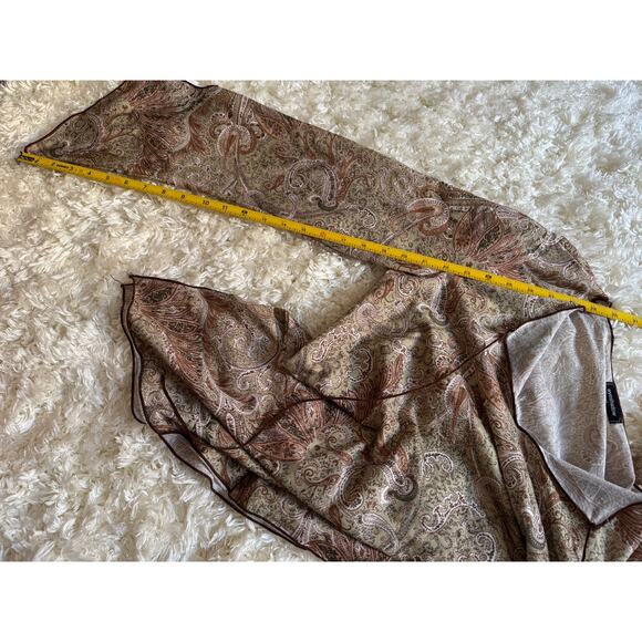 Vintage Eyeshadow Blouse Top Y2K Paisley Fairy Grunge Whimsygoth Cosplay USA - Picture 5 of 6